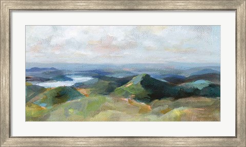 Framed Above the Lakes Print