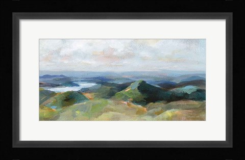 Framed Above the Lakes Print