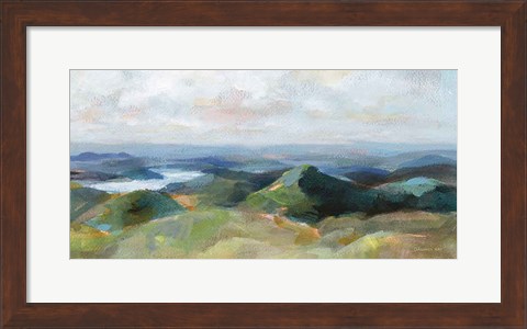 Framed Above the Lakes Print