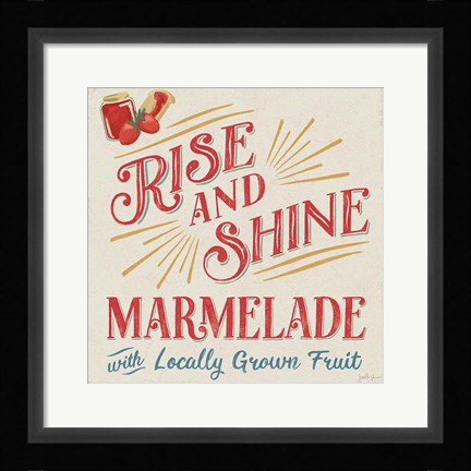 Framed Berry Breeze VII Print