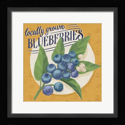 Framed Berry Breeze II Print