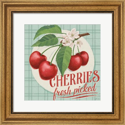 Framed Berry Breeze III Print