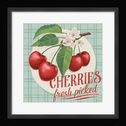 Framed Berry Breeze III Print