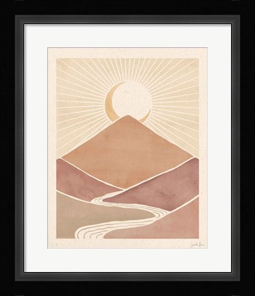 Framed Mid Century Landscape II Print