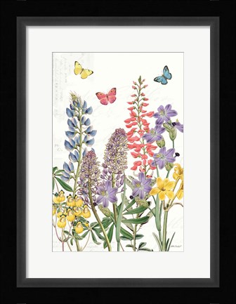 Framed Easter Garden Floral VI Print