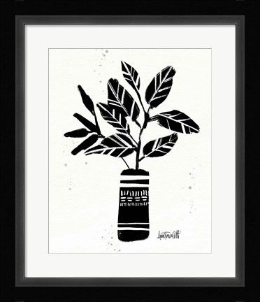 Framed Botanical Sketches VI Print