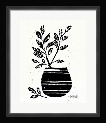 Framed Botanical Sketches VII Print