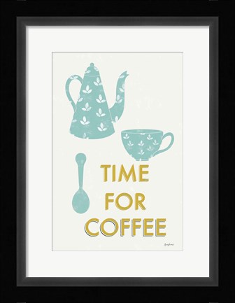 Framed Retro Kitchen Coffee III Print