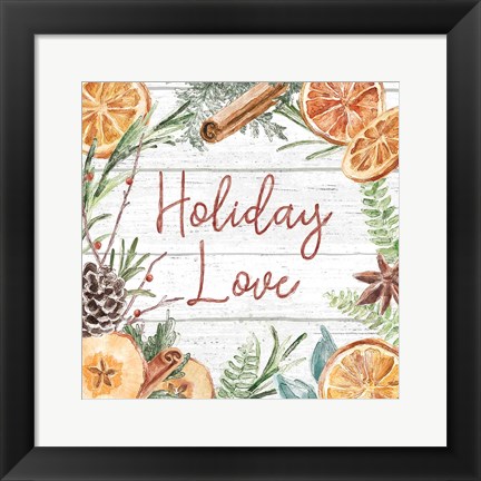 Framed Seasonal Market IV Print