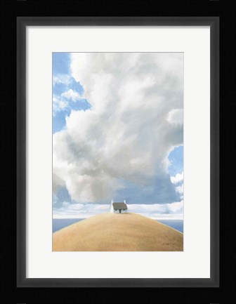Framed House on the Hill Print