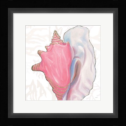 Framed Shimmering Shells XII Print