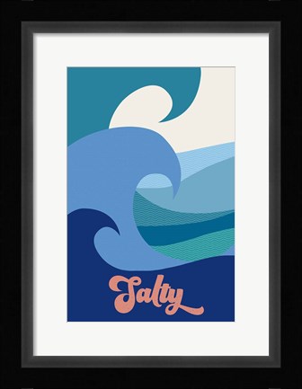 Framed Salty Clean Print