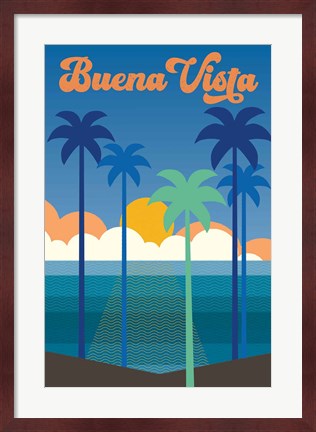Framed Buena Vista Clean Print