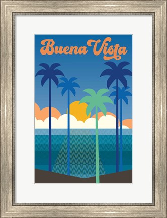 Framed Buena Vista Clean Print