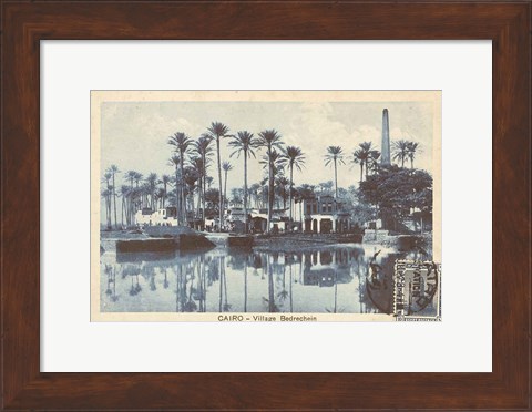Framed Cairo Village Print