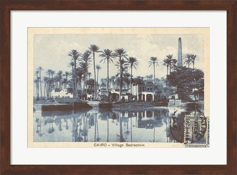 Framed Cairo Village Print
