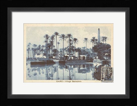 Framed Cairo Village Print