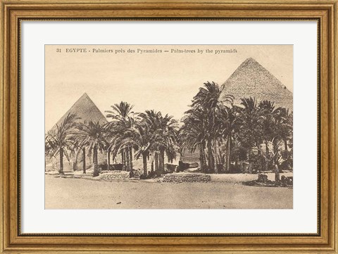 Framed Egypt Postcard II Print