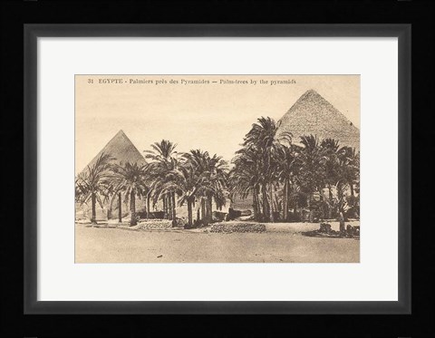 Framed Egypt Postcard II Print