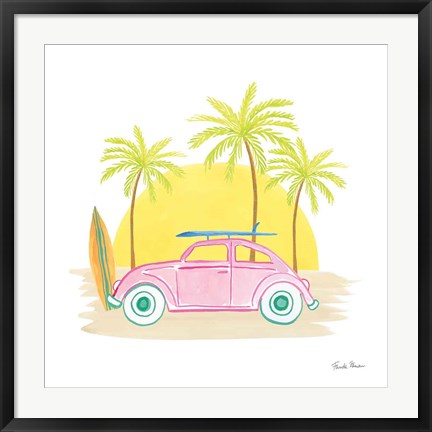 Framed Beach Cruiser II Print