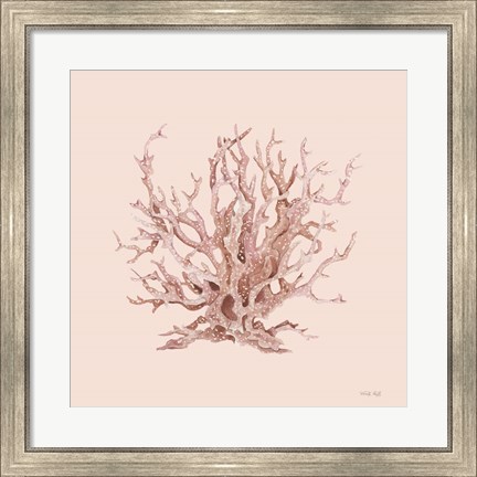 Framed Pink Coral I Print