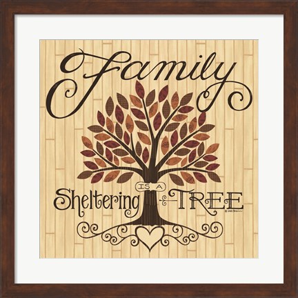 Framed Sheltering Tree Print