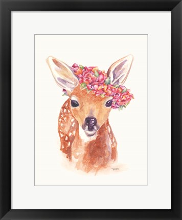 Framed Sweet Fawn Print