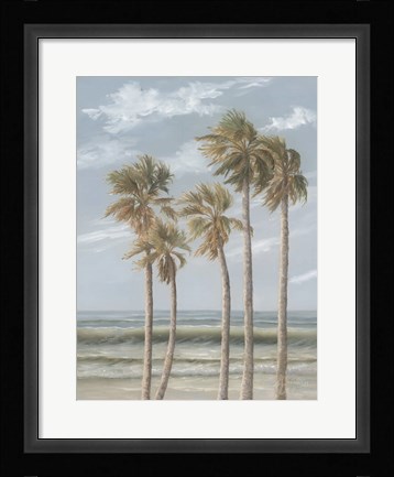 Framed Wind in the Palms Print