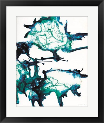 Framed Ocean Living 1 Print