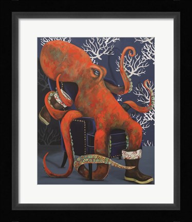 Framed Octo-tuffs Print