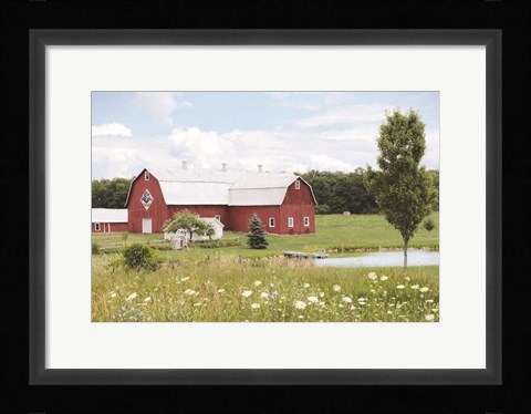 Framed Beyond the Wildflowers Print
