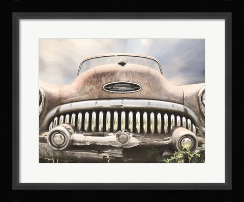 Framed Rusty Buick Print