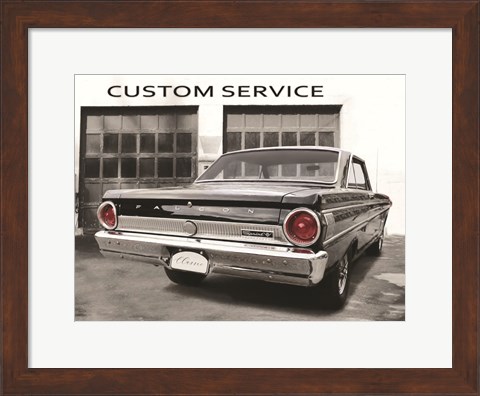 Framed 1964 Ford Falcon Print