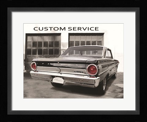 Framed 1964 Ford Falcon Print