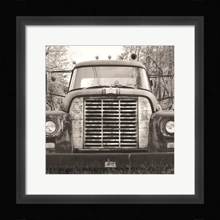 Framed Retired Truck II Print