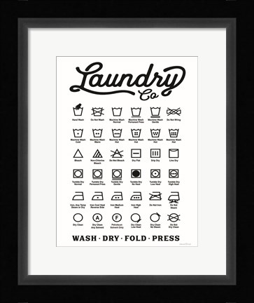 Framed Laundry Co. Print