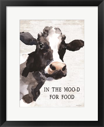 Framed In the Moo-d for Food Print