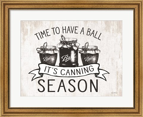Framed Canning Season Print