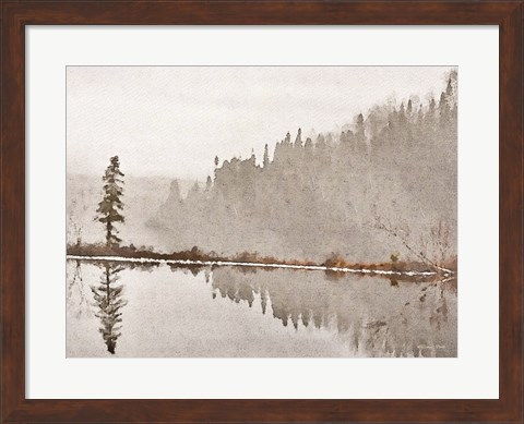 Framed Water Reflection Print