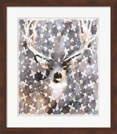 Framed Elk Montage Print