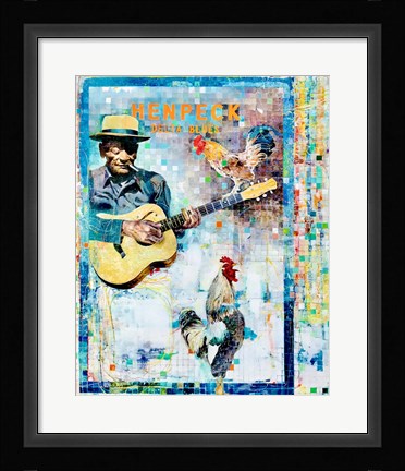 Framed Hen Peck Print