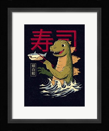 Framed Monster Sushi Print