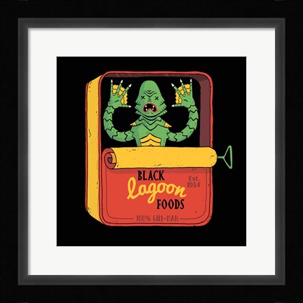 Framed Tinned Creature Print