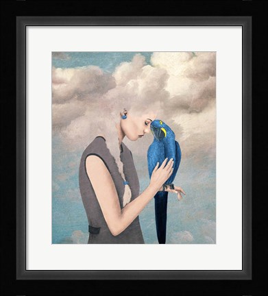 Framed You Are Safe With Me Print