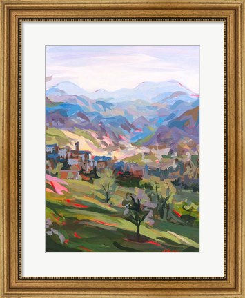 Framed Italian Hillside Print