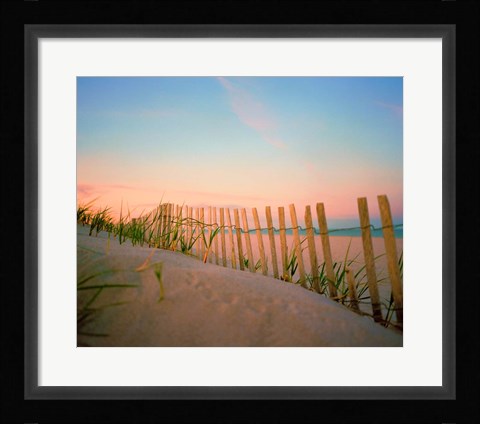 Framed Sunset By The Atlantic Print