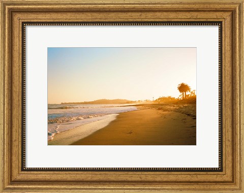 Framed Sunset Surf Print