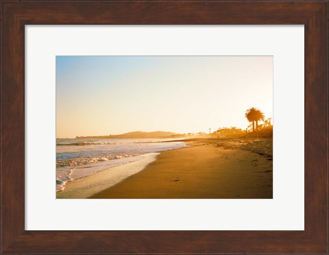 Framed Sunset Surf Print