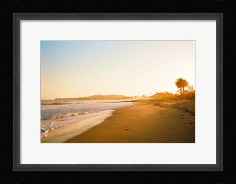 Framed Sunset Surf Print