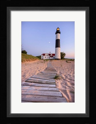 Framed Big Sable Point Lighthouse Print